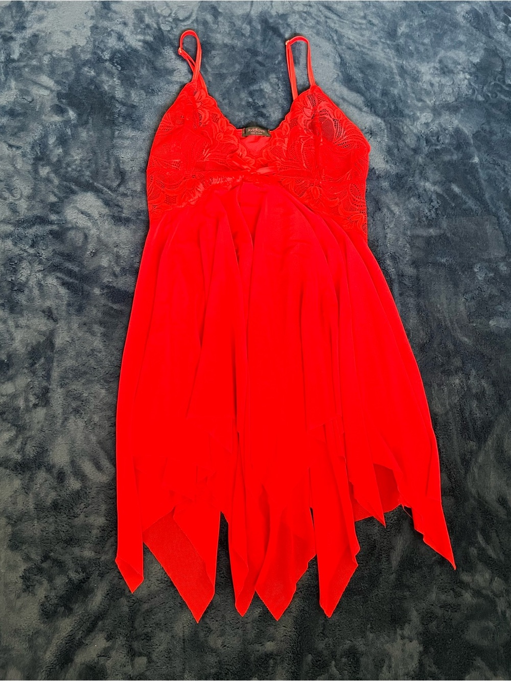 Avidlove Red Lace Lingerie Dress